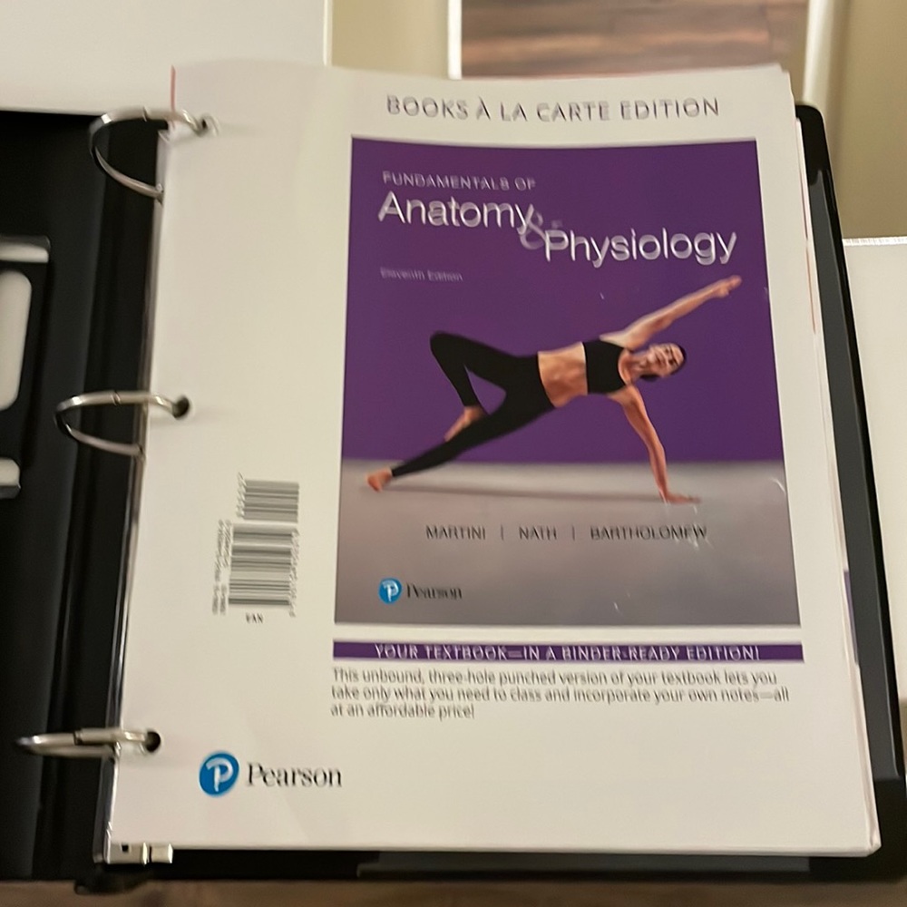 Anatomy and Physiology textbook